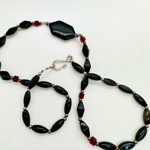 Vintage Semiprecious stone Necklace - Picture 8 of 16